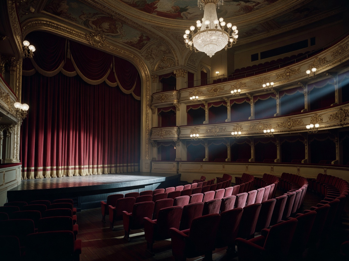 Cinematic vintage theatre interior representing Italian box office champion Buen Camino